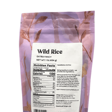 Wild Rice, Extra Fancy