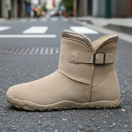Unisex Warm Fleece-Lined Snow Boots – Anti-Slip Winter Boots