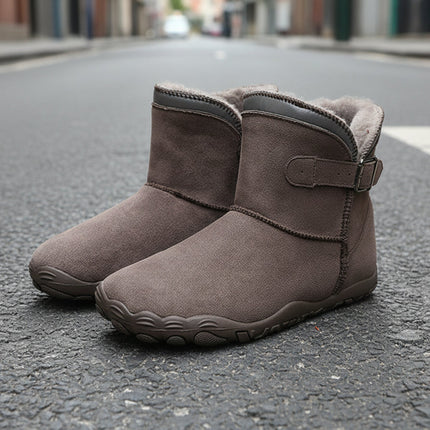 Unisex Warm Fleece-Lined Snow Boots – Anti-Slip Winter Boots
