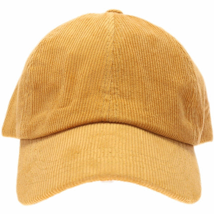 Blue Corduroy High Ponytail Ball Cap