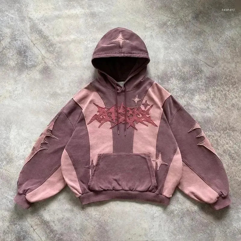 Pink Shades Gothic Design Hoodie