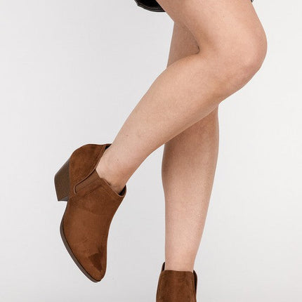 GWEN Suede Ankle Boots