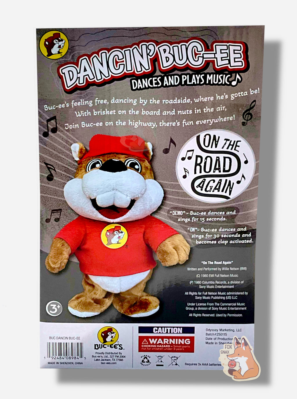 Buc-ee's Dancing Buc-ee On The Road Again