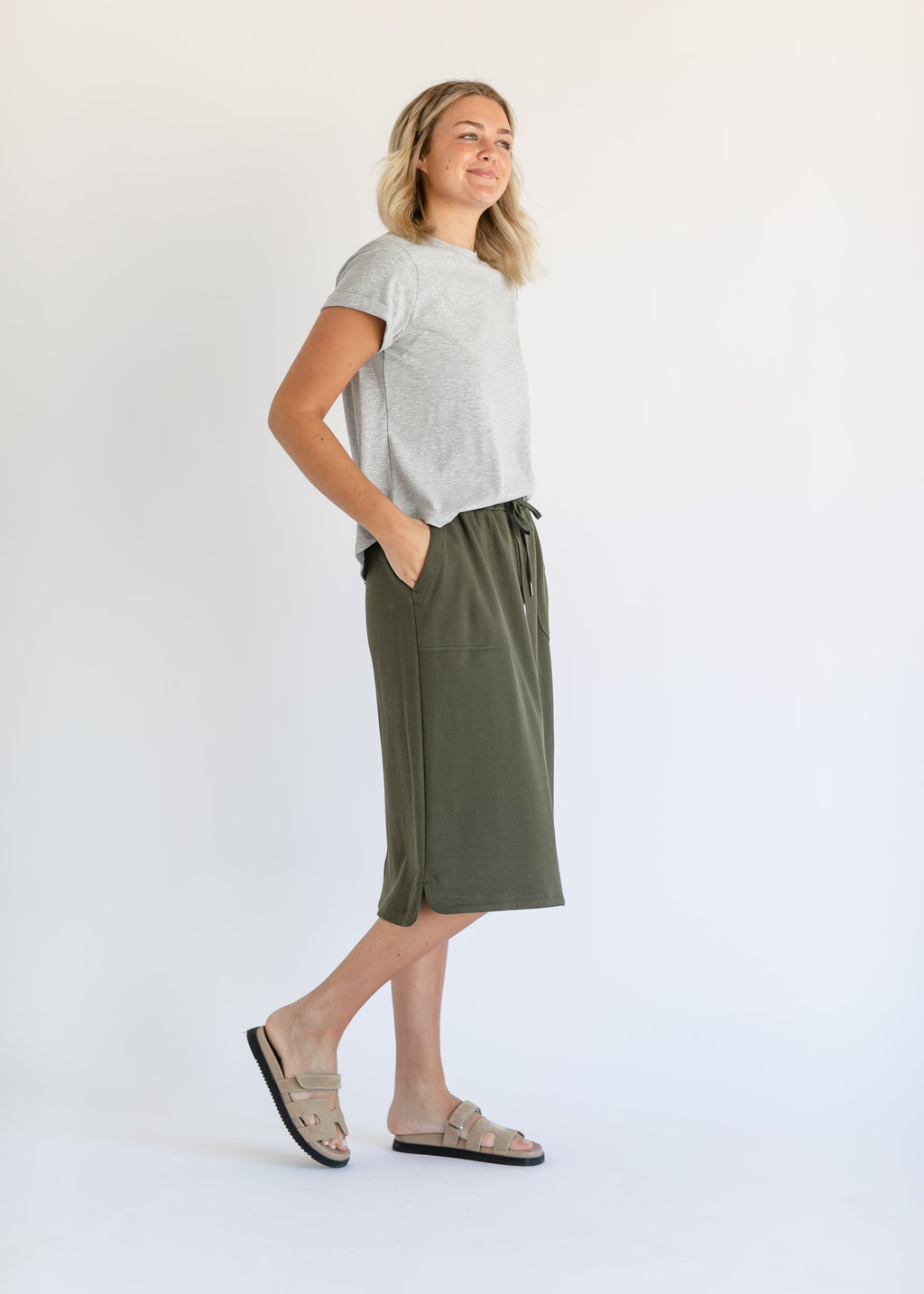 Dani Everyday Midi Skirt