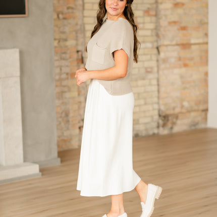 Danya Knit Sweater Set Top + Skirt