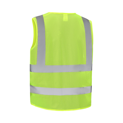 Kiwi High Visibility ANSI/ISEA 107-2020, Type R, Class 2 Dual Band Neon Safety Vest [70300]