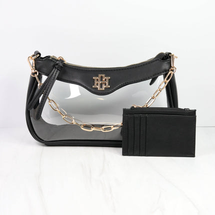 Clear Stadium Crossbody Handbag