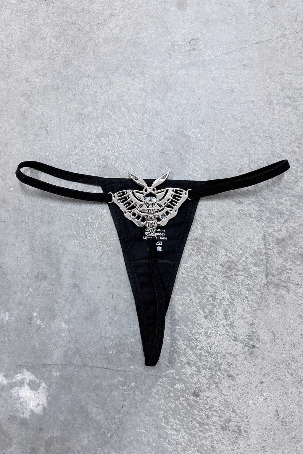 Death Moth Metal Thong