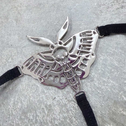 Death Moth Metal Thong