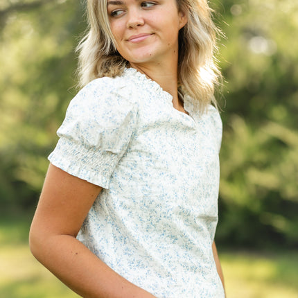 Dempsey Floral Puff Sleeve Top - FINAL SALE