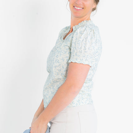 Dempsey Floral Puff Sleeve Top - FINAL SALE