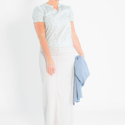 Dempsey Floral Puff Sleeve Top - FINAL SALE