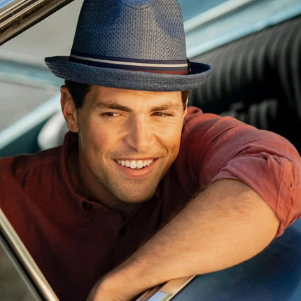 Peter Grimm Deppo - Straw Fedora Hat