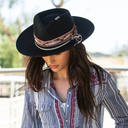 Peter Grimm Destiny - Wide Brim Wool Felt Cowboy Hat