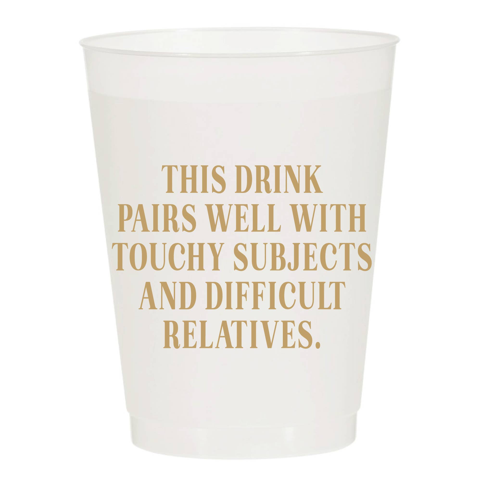 Touchy Subjects Thanksgiving Frosted Cups