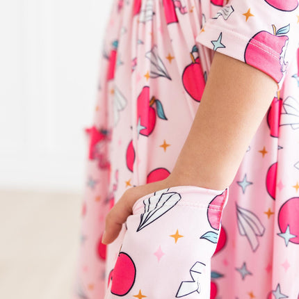 SALE Star Student 3/4 Sleeve Pocket Twirl Dress