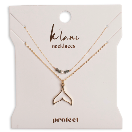 Whale Tail Necklace Set