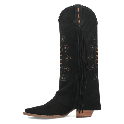 Dingo Spirit Trail  - Women's Suede Leather Cowgirl Boots