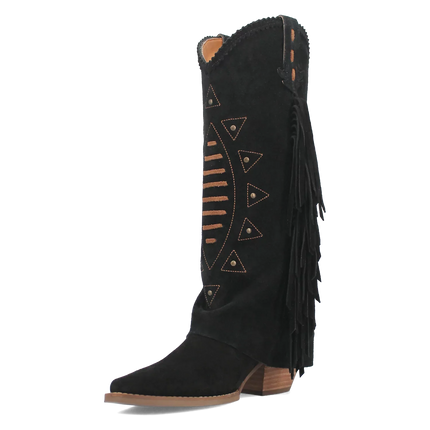 Dingo Spirit Trail  - Women's Suede Leather Cowgirl Boots