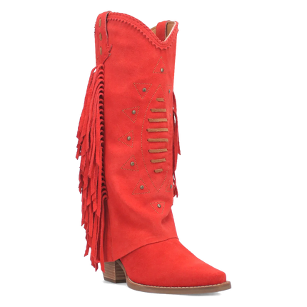 Dingo Spirit Trail  - Women's Suede Leather Cowgirl Boots