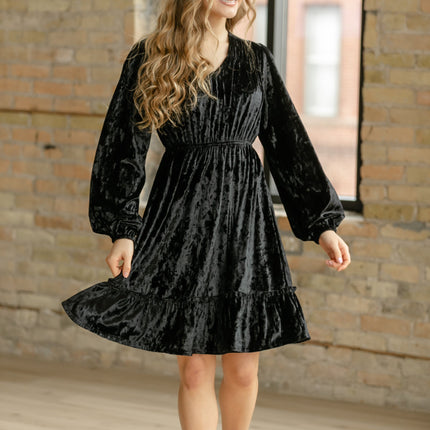 Diana Velvet Midi Dress - FINAL SALE