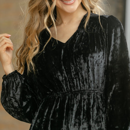 Diana Velvet Midi Dress - FINAL SALE