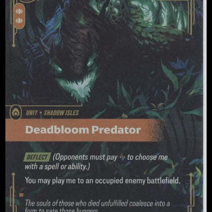Deadbloom Predator #161/298 Epic - Riftbound Origins TCG