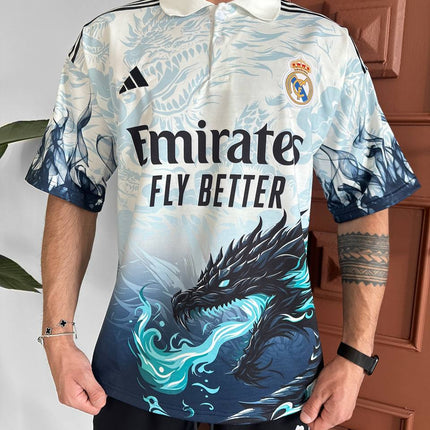 Dragon Fury Men's Graphic Polo & Shorts Set – Fire-Breathing Streetwear with Fantasy Edge