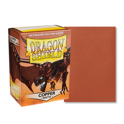 Dragon Shield Matte Sleeves - Copper (100-Pack)