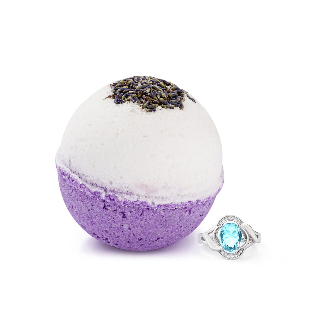 Dreamy Lavender 10oz Jewelry Bath Bomb
