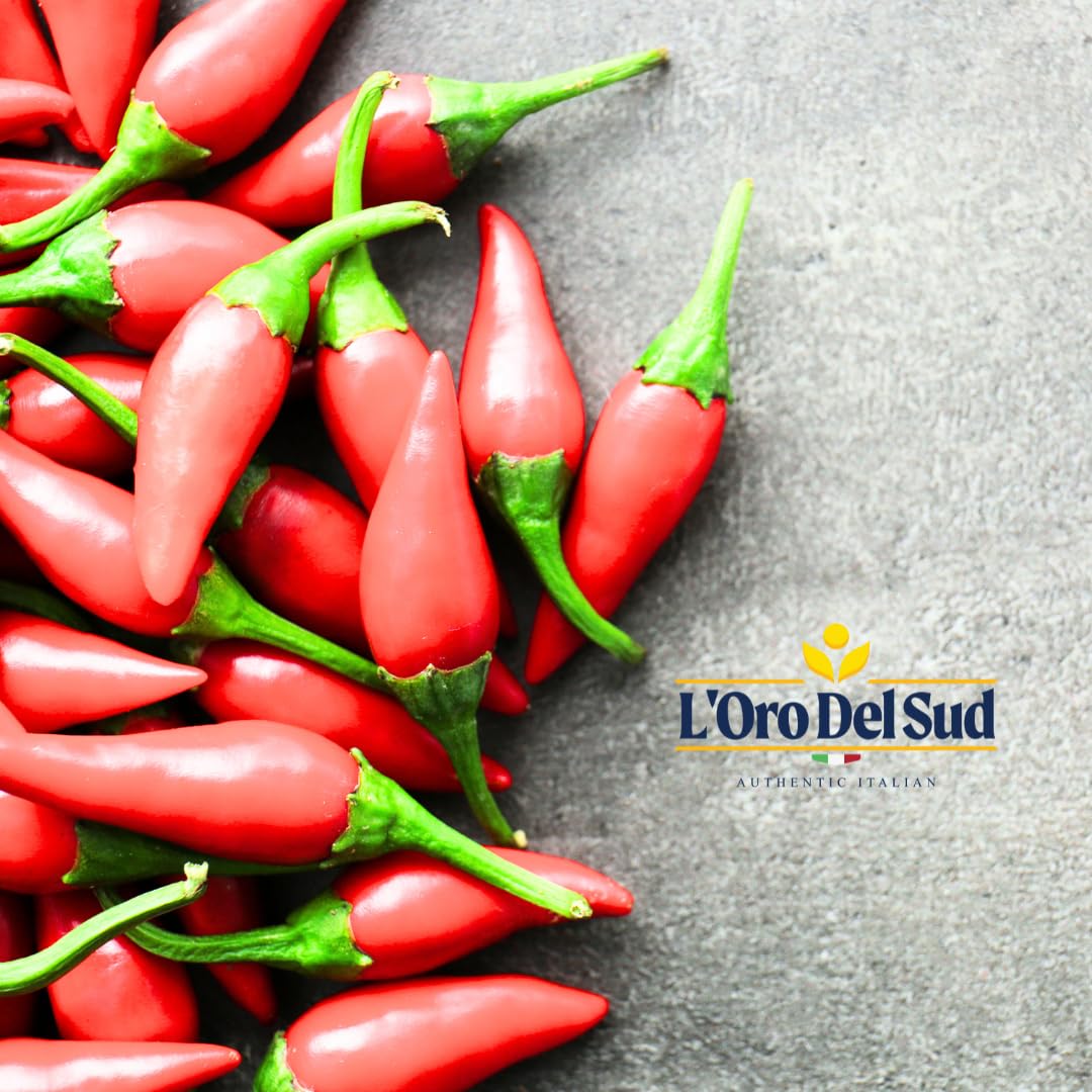 L'Oro Del Sud, Dry Calabrian Chili Red Pepper Flakes, 2.2 lb (1 kg)