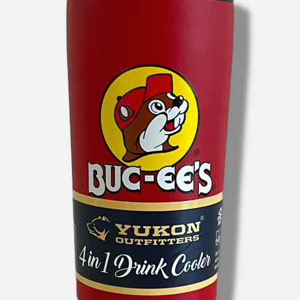 Buc-ee's Yukon Outfitters 4 in 1 Red Drink Cooler