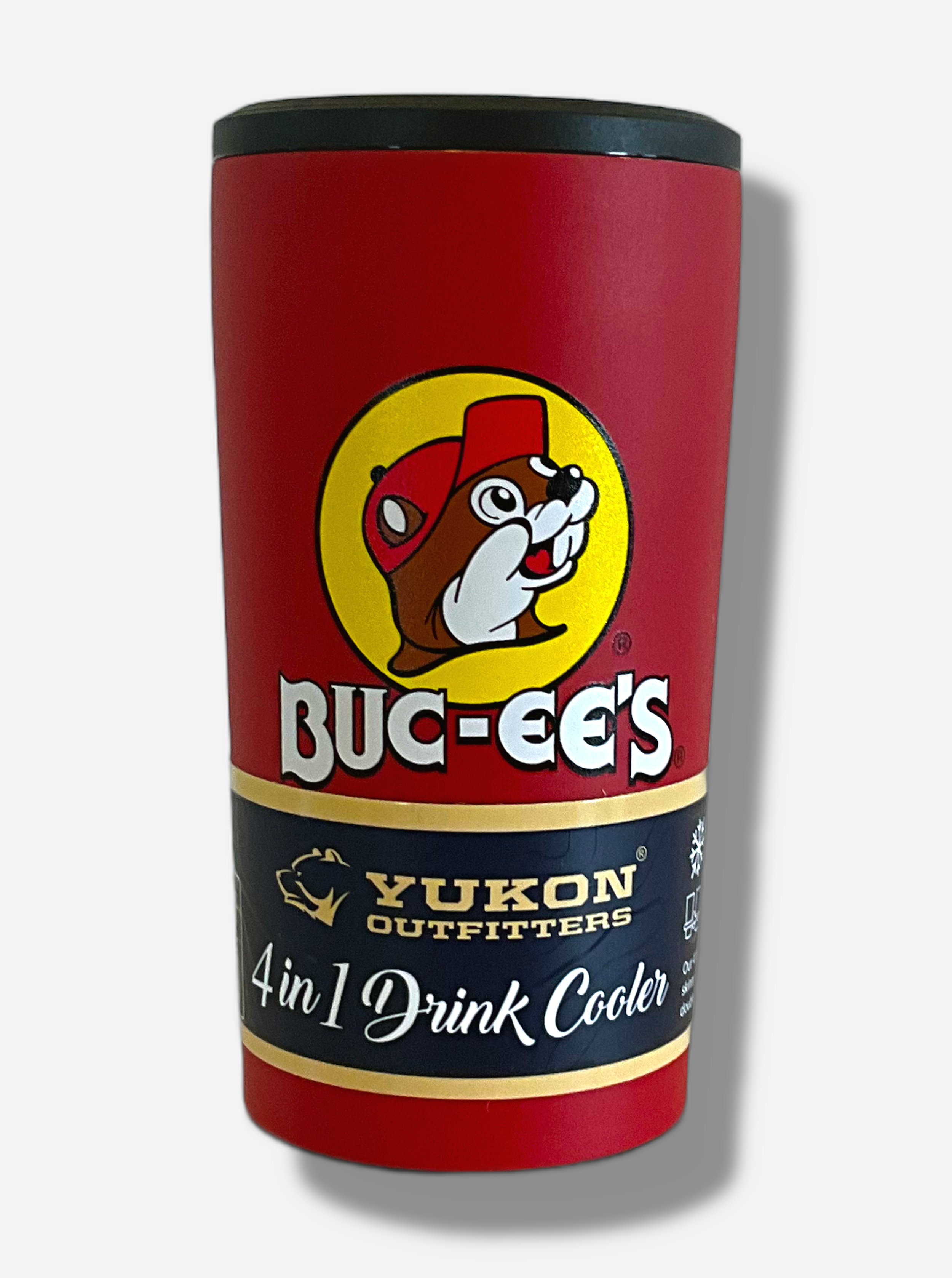 Buc-ee's Yukon Outfitters 4 in 1 Red Drink Cooler