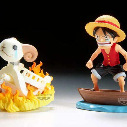 One Piece World Collectable Figure Log Stories Monkey D. Luffy & Going Merry