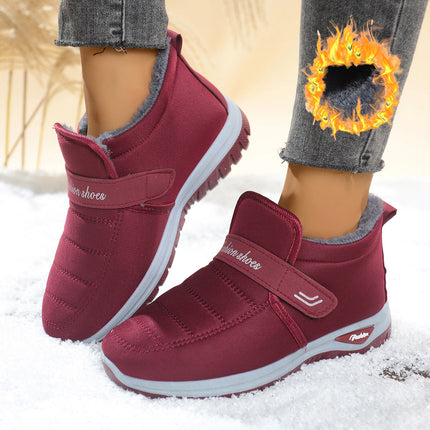 Women’s Fleece-Lined Insulated Snow Boots – Warm Winter Anti-Slip Boots