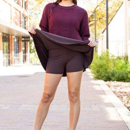 The Britt - Brown Skort