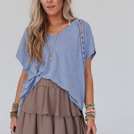Camden Lace V Neck Top