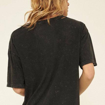 Exclusive Def Leppard Union Jack Distressed Graphic Tee