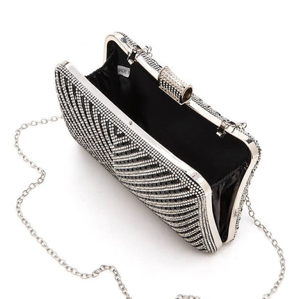 Convertible Top Handle Box Clutch