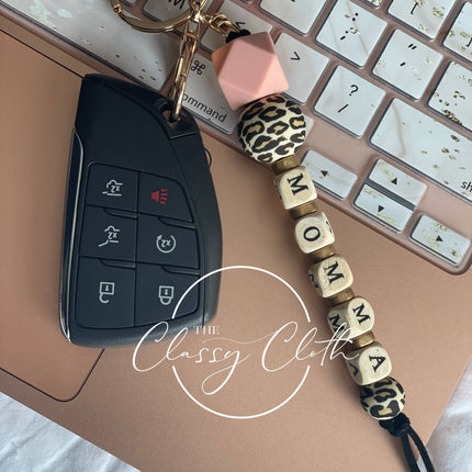 Silicone Bead Keychain -MRS