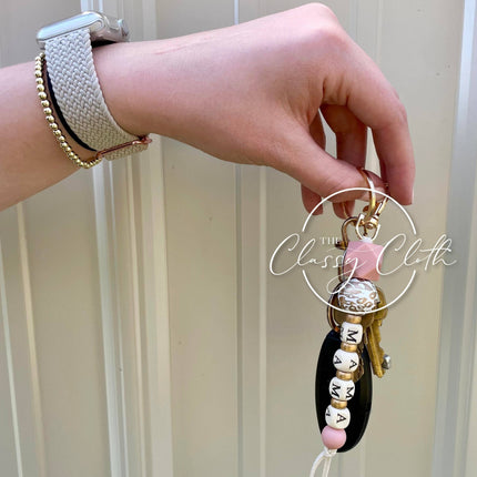 Silicone Bead Keychain -MRS
