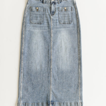 Elin Front Pocket Maxi Skirt - FINAL SALE