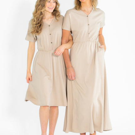 Ella Cinched Waist Maxi Dress
