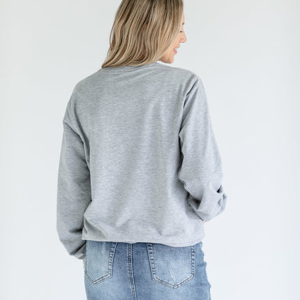 Embossed Inherit Logo Crewneck Sweatshirt