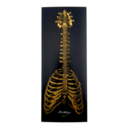 Emek "Bone Guitar" Mini Print