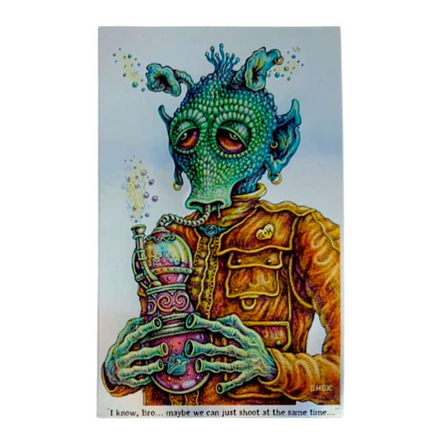 Emek I Know, Bro... Maybe We Can Just Shoot at the Same Time Holographic Sticker