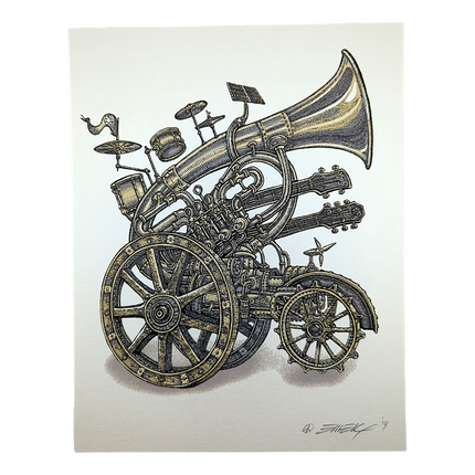 Emek "Instrument Cannon" (Pearl) Mini Print