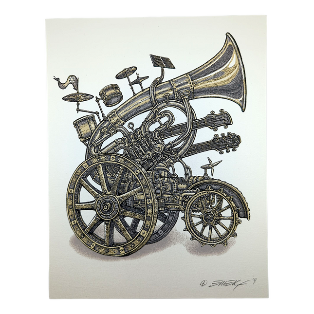 Emek "Instrument Cannon" (Pearl) Mini Print
