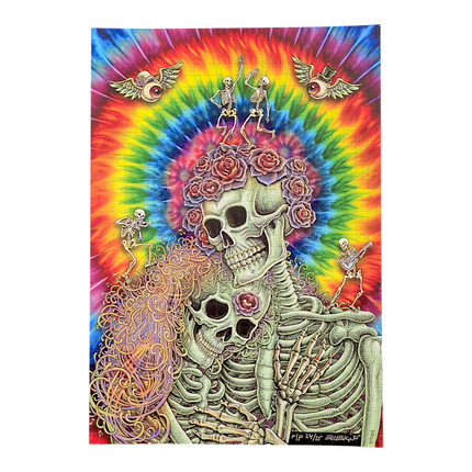 Emek "They Loved Each Other (Rainbow)" Blotter Print - Printer's Proof