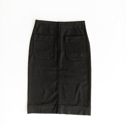 Erica Cotton Twill Midi Skirt